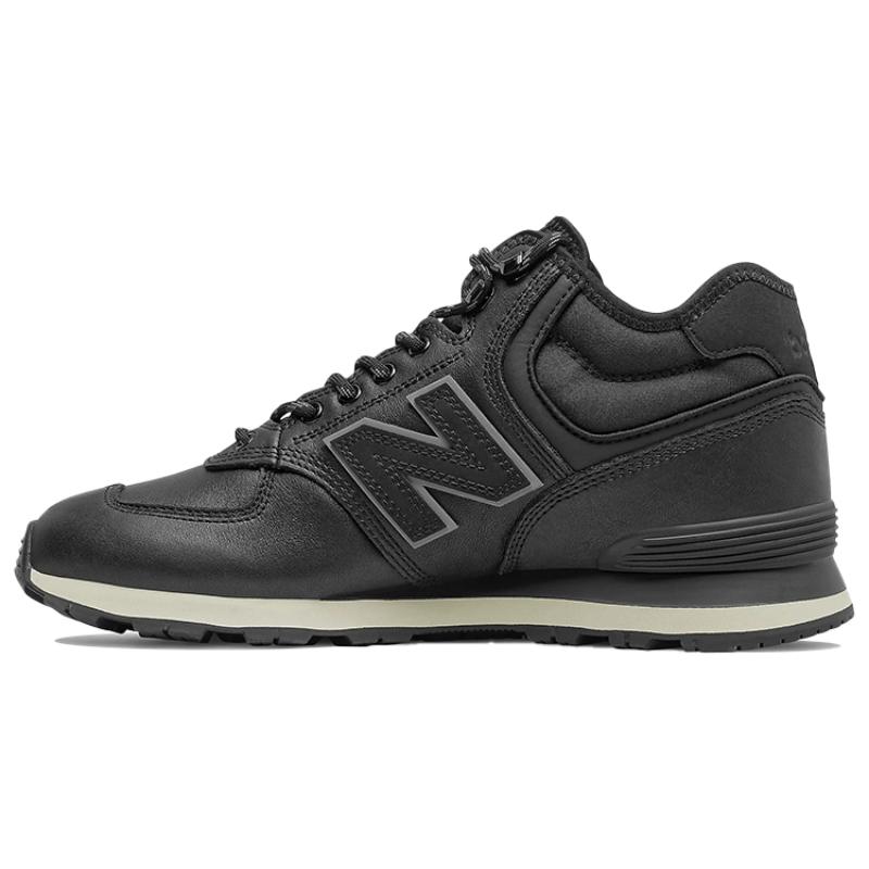 New Balance 574 Series Mid Tops Black Sneakers MH574GX1