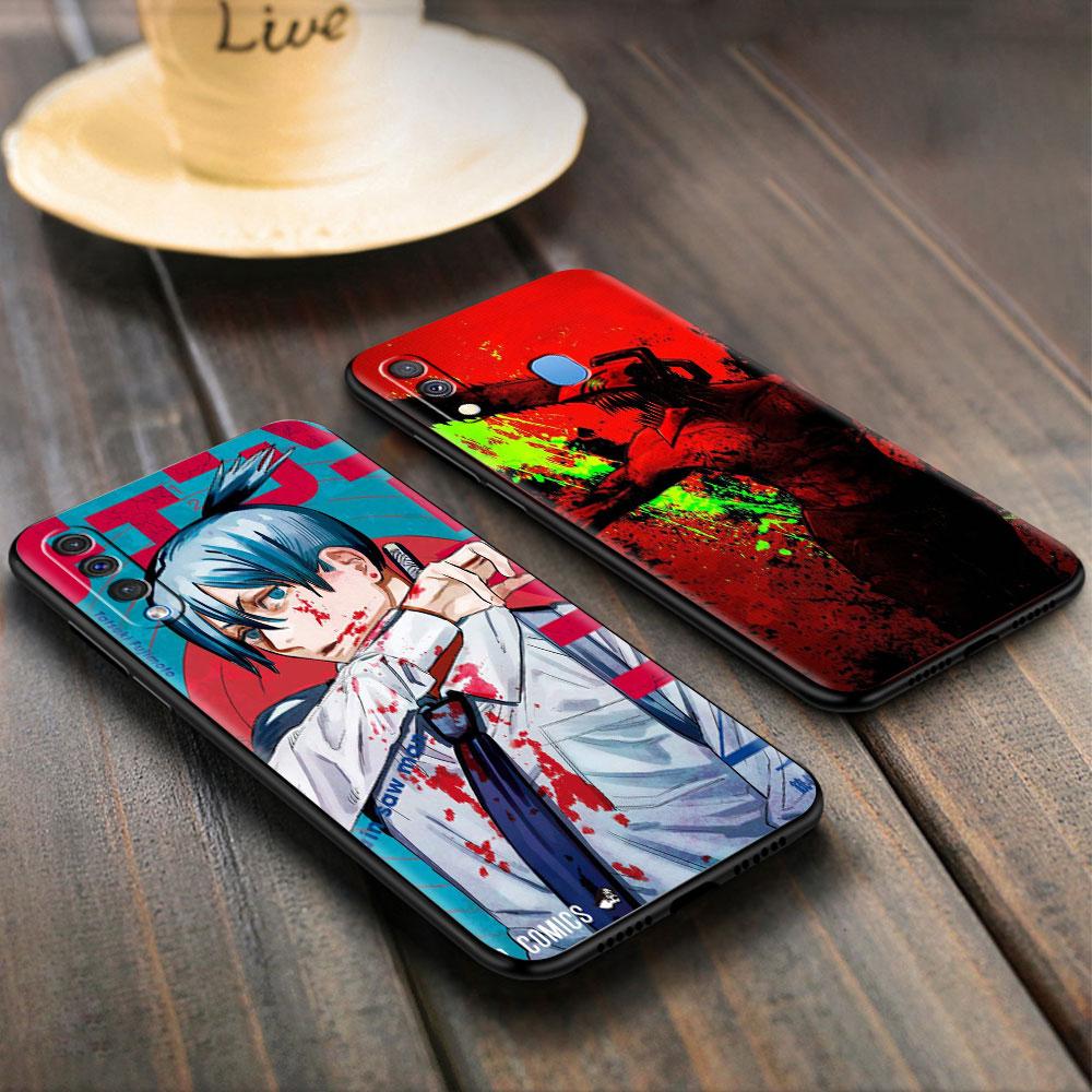 Case For Samsung Galaxy Note 20 Ultra 10 Plus Lite 9 8 A50 A70 A30 A20e A20 A40 A10 A10e A60 Phone Cover Manga Chainsaw Man Capa