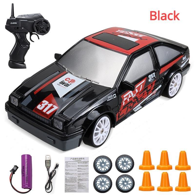 2,4G Высокоскоростной Drift Rc Car 4WD Игрушка с дистанционным управлением AE86 Модель GTR Автомобиль RC Гоночные машинки Игрушки для детей Рождественские подарки