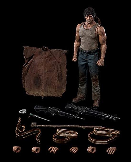 Рэмбо: Первая кровь 16 Джон Рэмбо [Rambo 16 John Rambo] 16 масштаб POM&ABS&ПВХ раскрашенная подвижная фигурка