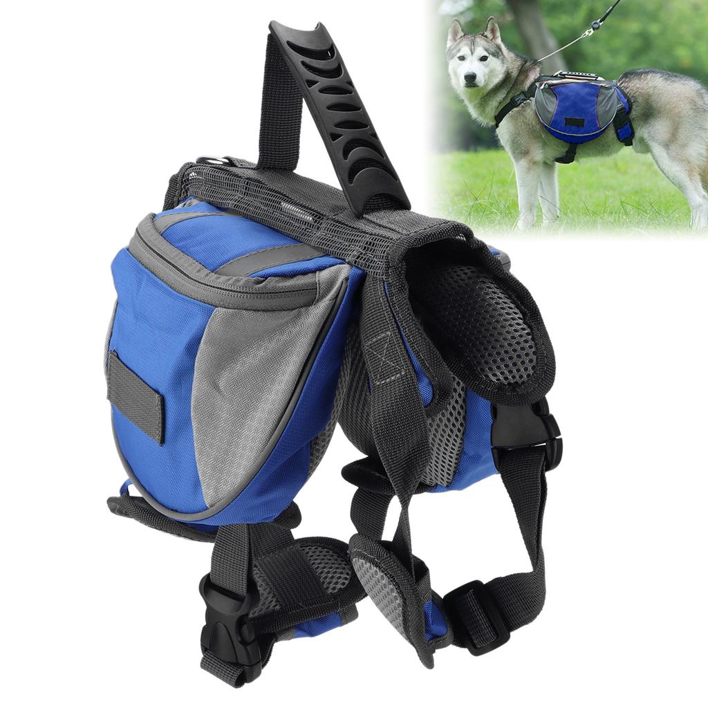 Сумки-седла для собак Hound Dog Camping Hiking со светоотражающими полосками для рюкзака Small Medium Large