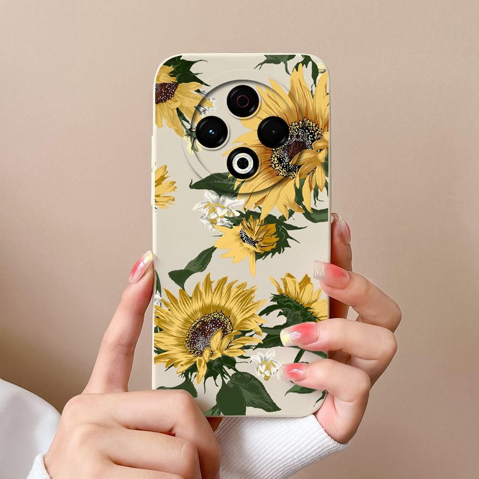 Популярные чехлы для Tecno Camon 30S Sprak 20 30 30C Pro GO 1 2025 Pop 9 4G 5G красочные подсолнухи противоскользящий мягкий жидкий силиконовый бампер для чехлов Tecno