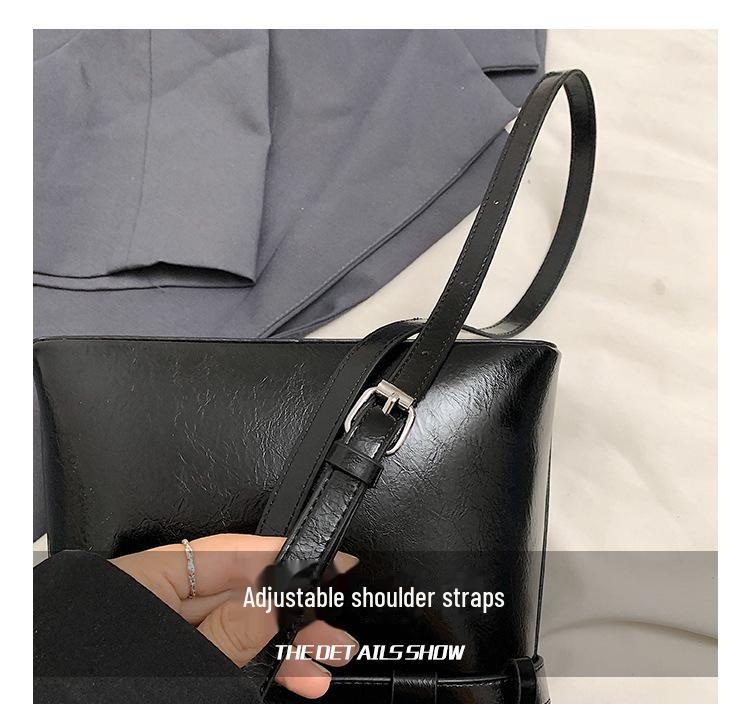 2025 Трендовая женская сумка через плечо большой вместимости - Стильный осенний модный квадратный дизайн