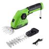 WORKPRO 2 In 1 Cordless Hedge Trimmer Grass Shear Electric Shrubbery Cutter Portable Cutter Trimmer Rechargeable Garden Tool