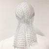 Girl Hair Accessories Bling Turban Mesh Head Scarf Cap Rhinestone Headband Women Hair Scarf