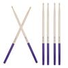 3 Pairs 5A Drumsticks Non Slip Handle Oval Tip Maple Wood Drum Sticks for Percussion Instrument