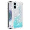 For iPhone 16 TPU Case Glitter Quicksand Shockproof Phone Back Cover