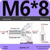 Оцинкованный болт с барашковой гайкой из углеродистой стали M4-M12