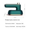 Portable Mini Steam Iron for Clothes, Wet and Dry Ironing Machine, for Travel At Home