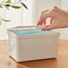 Коробка-дозатор для лицевой крышки, многофункциональная пылезащитная защитная настольная коробка для хранения большой емкости с C