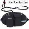 Pet Fanny Pack, Leash, Outdoor Multi-Functional Sports, Running Fitness Training, Walking Dog Fanny Pack Set