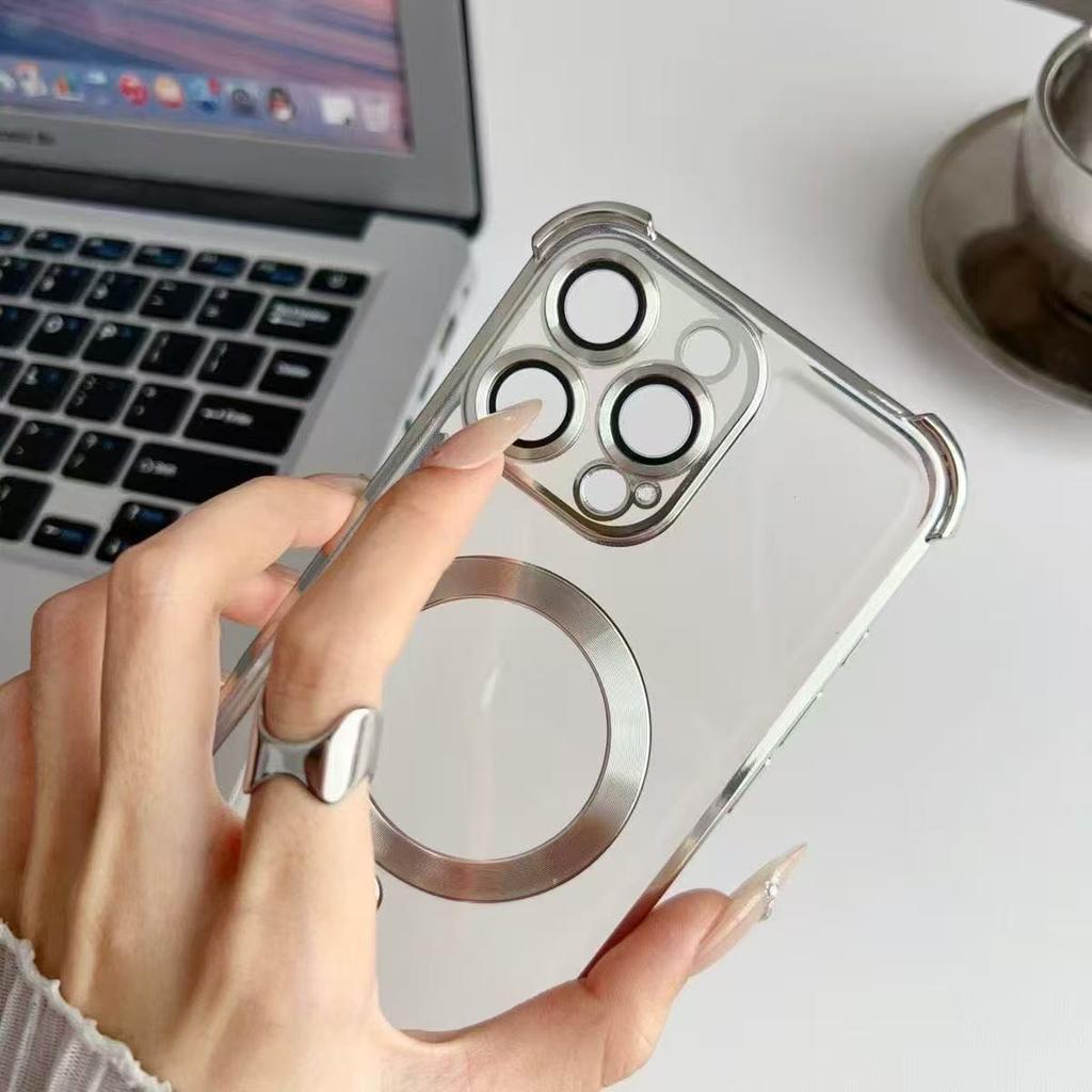 Роскошный магнитный чехол для телефона Magsafe для Xiaomi Poco F8 Ultra F7 F6 F5 F4 F3 X7 Pro X6 X5 X4 X3 NFC GT Мягкая покрытие-обложка
