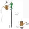 Solar Powered Metal Fairy Lights with Watering Can Solar Garden Lights for Walkway Yard Pathway Patio Table