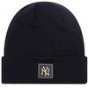 Bonnet - New Era - New York - Noir - Élastique - 100% Acrylique