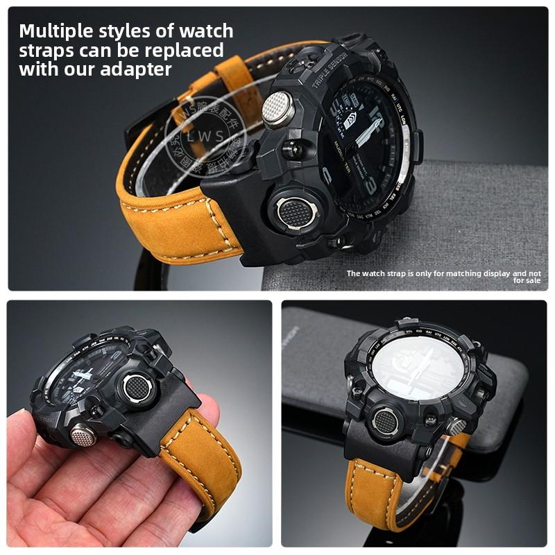 GWG-1000 Адаптер для модификации ремешка Для G-SHOCK Casio GWG-1000GB Соединитель Резиновый ремешок Конвертер для браслета из нержавеющей стали