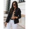 Women's Blazers Single Breasted Coats Long Sleeved New In Coats Elegant Solid Color Outwears Offcie Lady Overcoat Autumn Traf