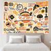 Custom Name basketball Print Tapestry, Backdrop, Easy Setup, Ideal for Bedroom, Office & Living Room, with Aesthetic Wall Hanging Decor.