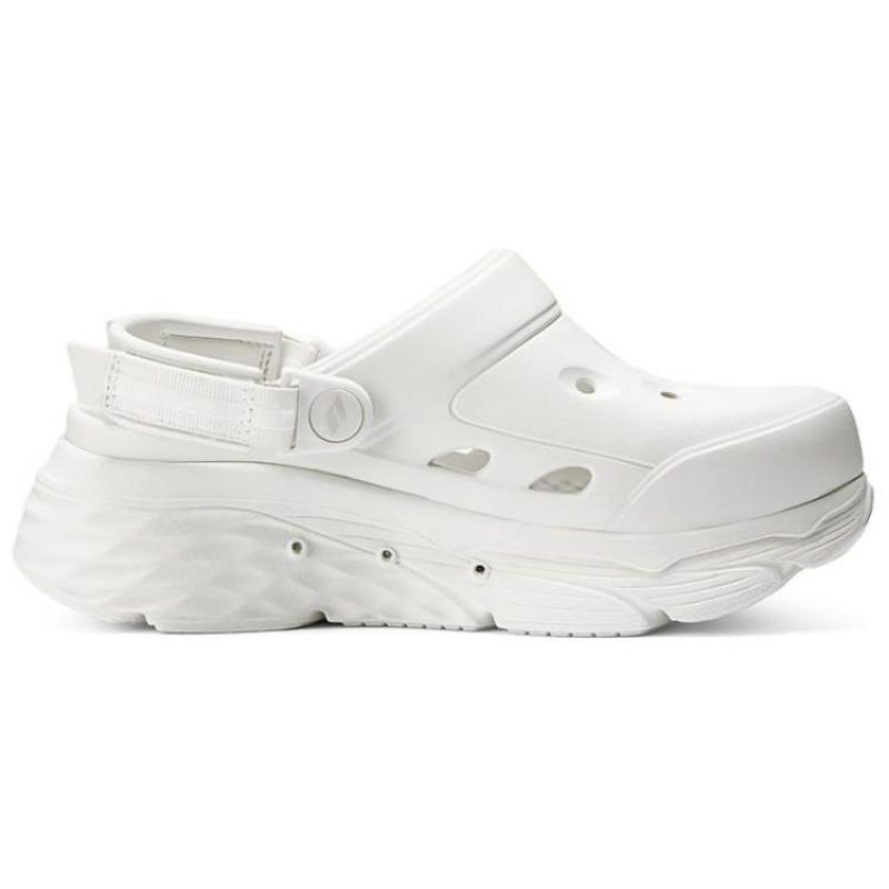 Skechers Женские ЭВА Дельфин Пузырьки Комфорт Клоги Белые 111268-OFWT