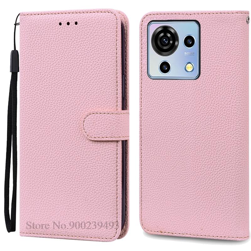 Для ZTE Blade V50 Vita Чехол-книжка кожаный флип-чехол для ZTE Blade V50 Vita Чехол-чехол для телефона Coque Fundas