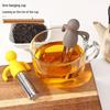 Креативная силиконовая кукла - заварник для чая - Нержавеющая сталь, Маленькое ситечко для чая, идеально подходит для дома или офиса