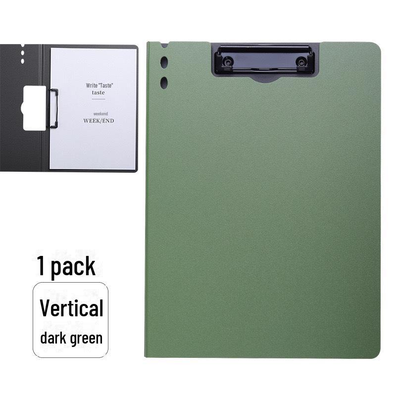 Multifunctional A4 Folder: Student Exam Paper Storage & Sorting Board - Office Supplies, Black Data Folder Pad