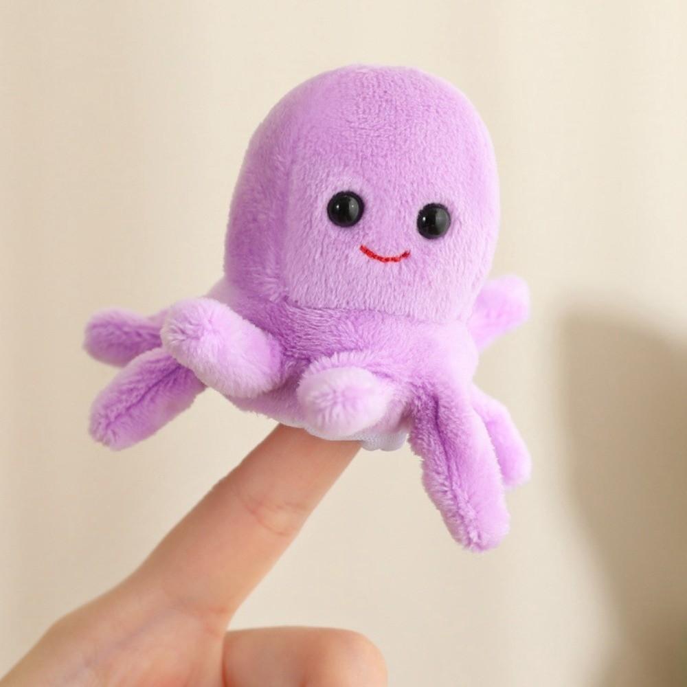 Handmade Doll Finger Plush Doll Soft Toy Plush Finger Puppet Fun Doll Hand Puppets Storytelling