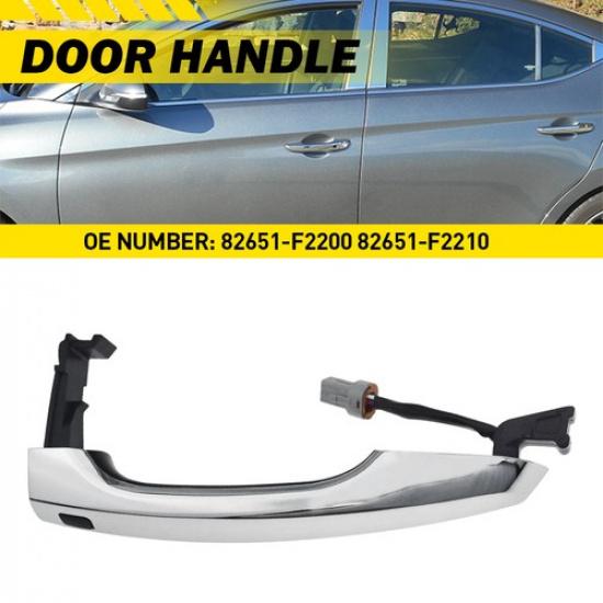 Front Left Side Exteriors Door Handle Chrome For Hyundai Elantra Sedan 2017-