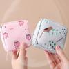 Women Sanitary Napkin Storage Bag Portable Cotton Pad Pouch Cosmetic Bags Girls Travel Makeup Bag Tampon Holder Organizer