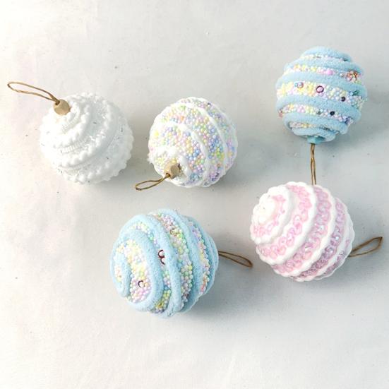 3 шт. Рождественские шары, украшения, декоративные, небьющиеся, пенопластовые, рождественские лампочки, юбка для елки, дом