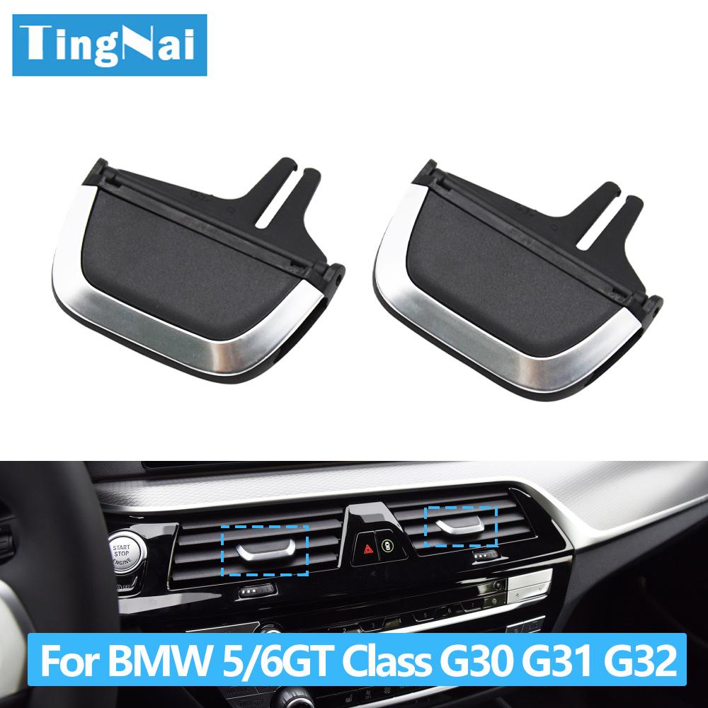 Car Front Rear AC Vent Toggle Grille Clip Slider Replace For BMW 5 6GT Series G30 G31 G38 G32 520d 525i 530i 540i 540d