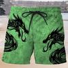 Мужские плавки-шорты для плавания Board Shorts со средней посадкой, гавайские, повседневные, для отпуска, пляжные, на шнурке, с сетчатой подкладкой, эластичные