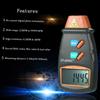 Handheld Digital Photo Tachometer Laser Non- Tach Range 2.5RPM-99,999RPM LCD Display Motor