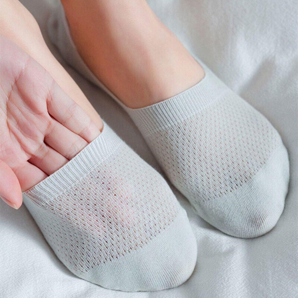 Нескользящие Невидимые Носки Сетчатые Носки-Лодочки Модные Сетчатые Носки