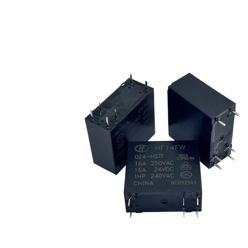 Original Hongfa HF14FW-024-HSTF/012-ZSPT Relay, 6-pin, 16A Load, Overmolded Type
