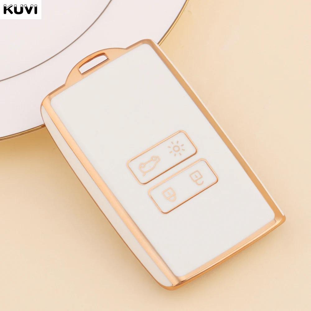 TPU Car Key Cover Case Fob for Renault Captur Megane Talisman Espace Clio Zoe Koleos Scenic 4 Arkana Dacia Sandero Card