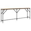 1 Elegant Entryway Console Table with Shelves, Entrance Storage and Display Unit, Size 200 X 29 X 75 Cm
