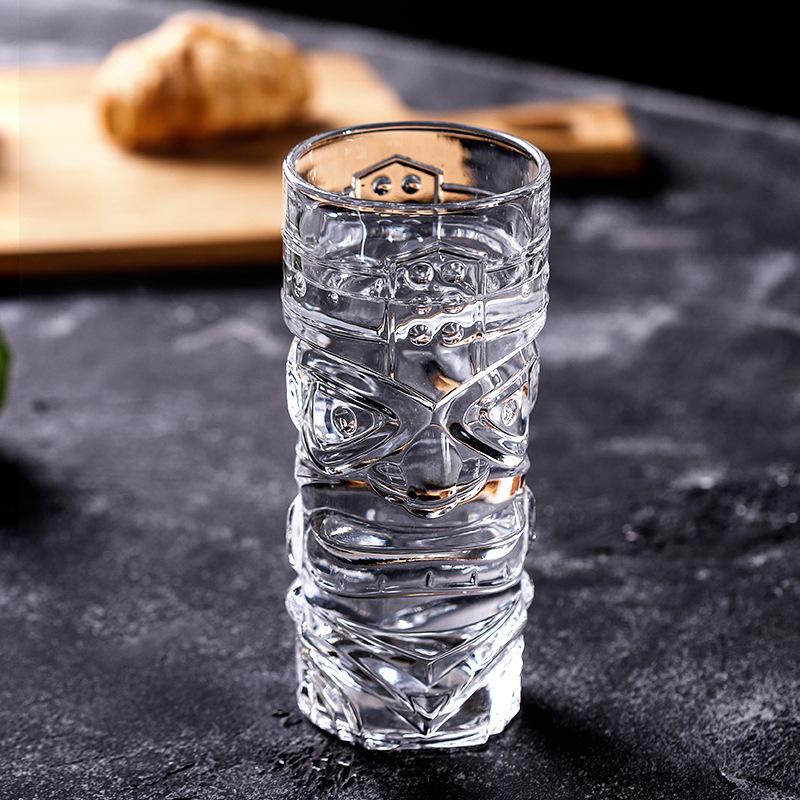 Креативное индивидуальное стекло с призрачным лицом, забавное стекло для сока, стакан для воды, большая емкость