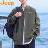 JEEP Men's Baseball Collar Casual Jacket