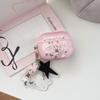 Розовый через поле имеет на осень применимый защитный чехол для AirPods 1 apple 1/1 поколения AirPods pro1 чехол для наушников женский