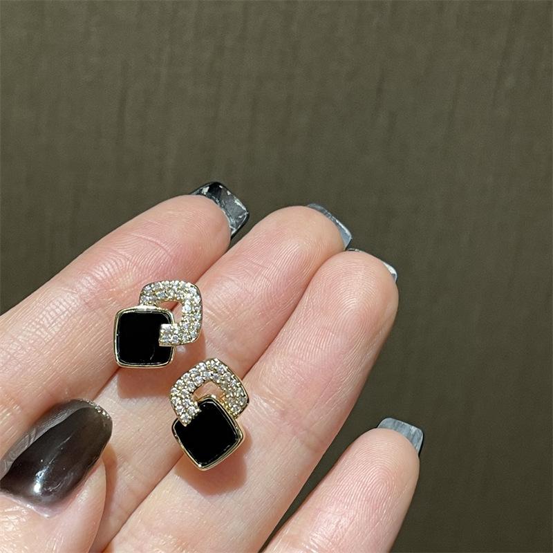 Длинные серьги-бантики из серебряных игл S925 с кошачьим глазом и жемчугом - Ретро и универсальный стиль для женщин