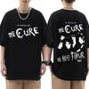 Rock Band The Cure The Head Tour Graphic Print Tshirts Unisex Women Hip Hop Punk Oversized T Shirt Unisex Vintage T-shirt Streetwear