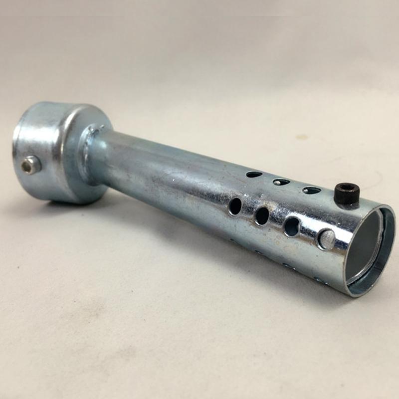 1 Pcs Universal 48mm Motorcycle Angled Exhaust Insert Baffle End Can DB Killer Muffler Elbow 175MM Length