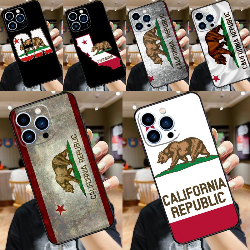 California Flag For Huawei Nova 10 9 SE 11 Pro 12i 11i 8i Y60 Y70 Y90 Y61 Y91 Y72 Y73 P20 P40 P30 Lite Case