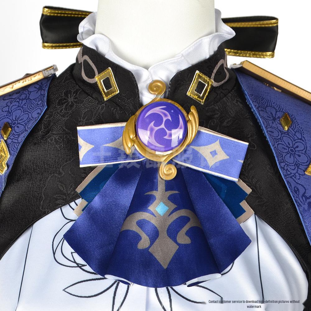Clorinde Cosplay Set - Genshin Impact Fontaine Agent Full Costume for Women