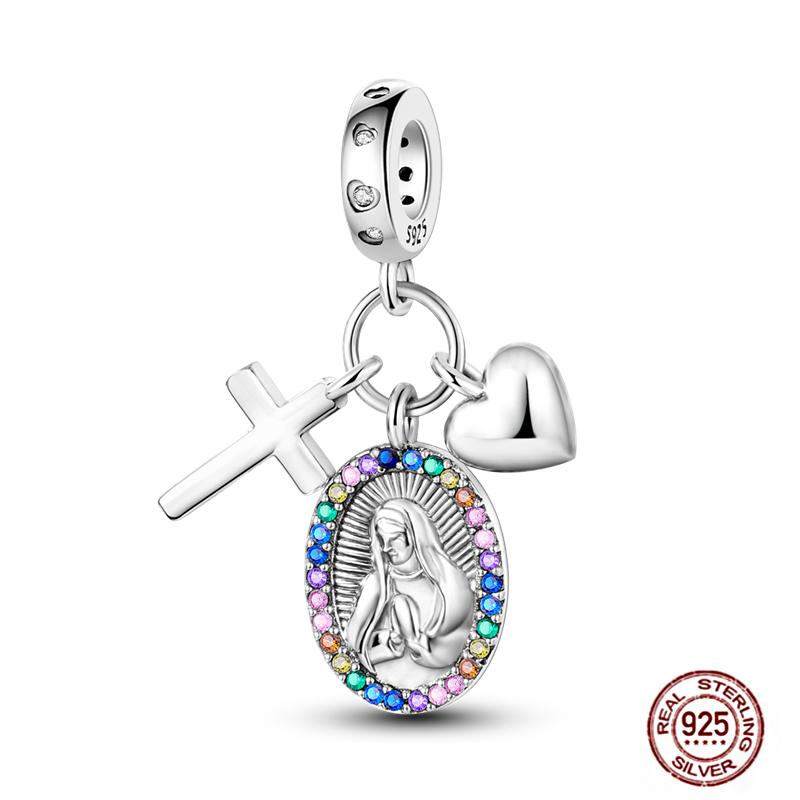 Woman Retro Copper Animal Tree Of Life Charms Beads Loveheart Fit Original Pendant Bracelet Diy Jewelry Making Gift