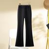 Women's High Waist Slim Fit Micro-Flared Pants - New for Spring & Autumn 2025