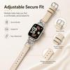 Металлическая цепь и ПУ-кожаный ремешок для часов для Xiaomi Band10 Pro / Redmi Watch6 /5