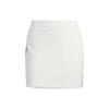 Однотонная трикотажная повседневная юбка для гольфа средней посадки, женские юбки белого цвета IA2790