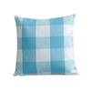 Linen Checkered Throw Pillow Cover, Modern Geometric Cushion Cover, Black White Plaid Sofa Pillow Case 45x45 cm, Home Decor Gift