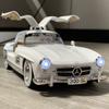 1:18 Benz 300SL Высокодетализированная Металлическая Модель Автомобиля Масштабная Декорация для Спальни и Подарок на День Рождения Мальчика Декорации для Гостиной и Праздника